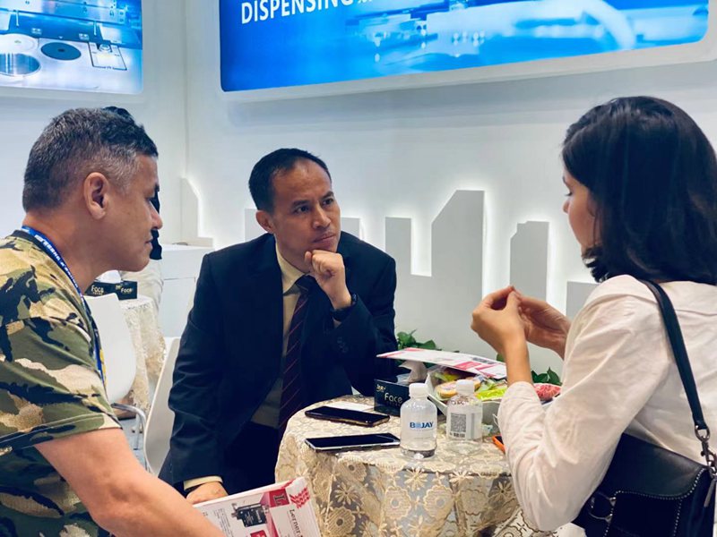 优盈平台官网登录股份携“细密智能点胶解决计划”亮相NEPCON ASIA 2021